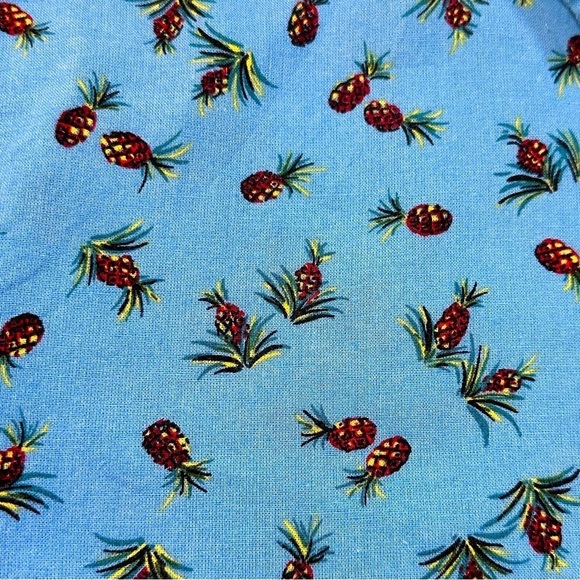 J Crew Linen Blend Pineapple Print Shirt - Picture 4 of 6